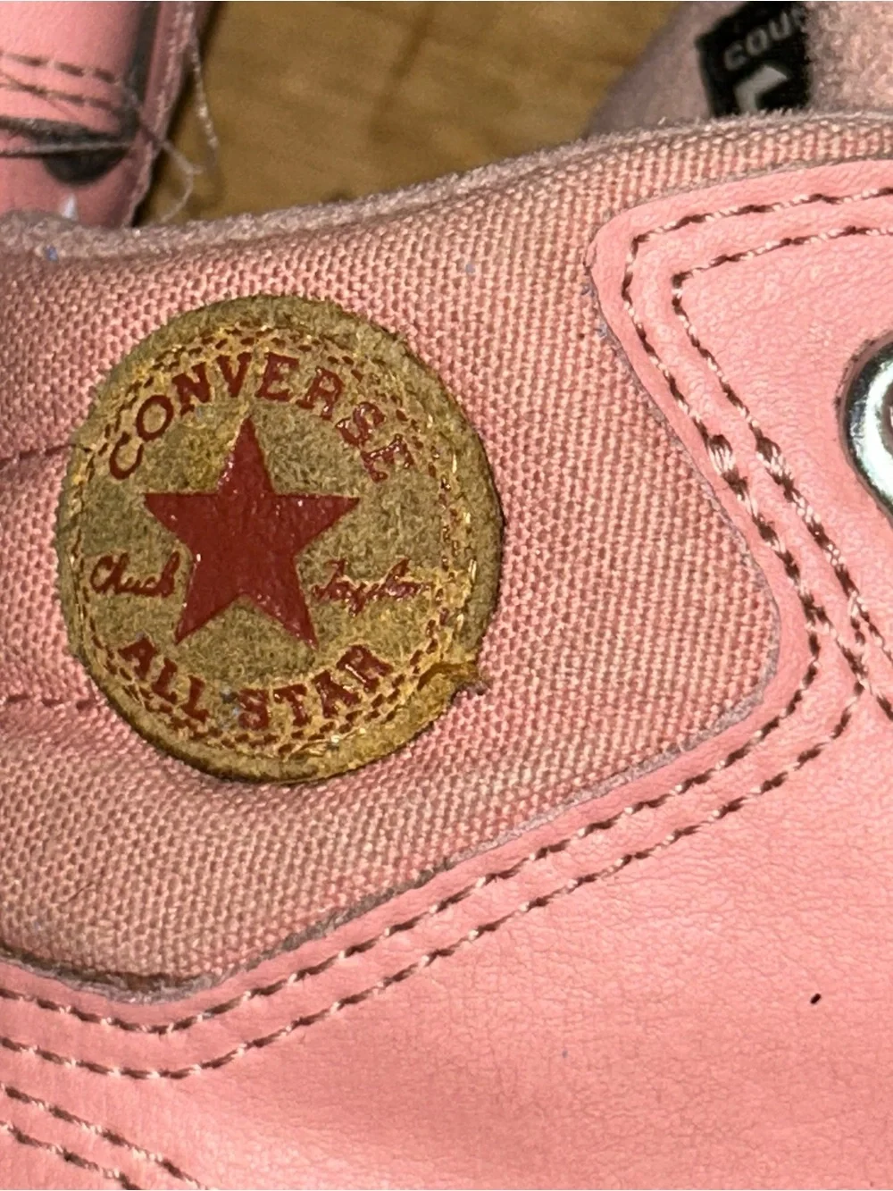 Converse Chuck Taylor Berkshire Toddler Girls Size 10 Pink Leather Hook Loop